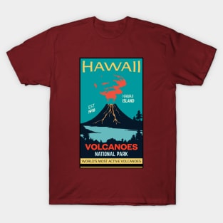 Hawaii Volcanoes National Park Aged Look T-Shirt